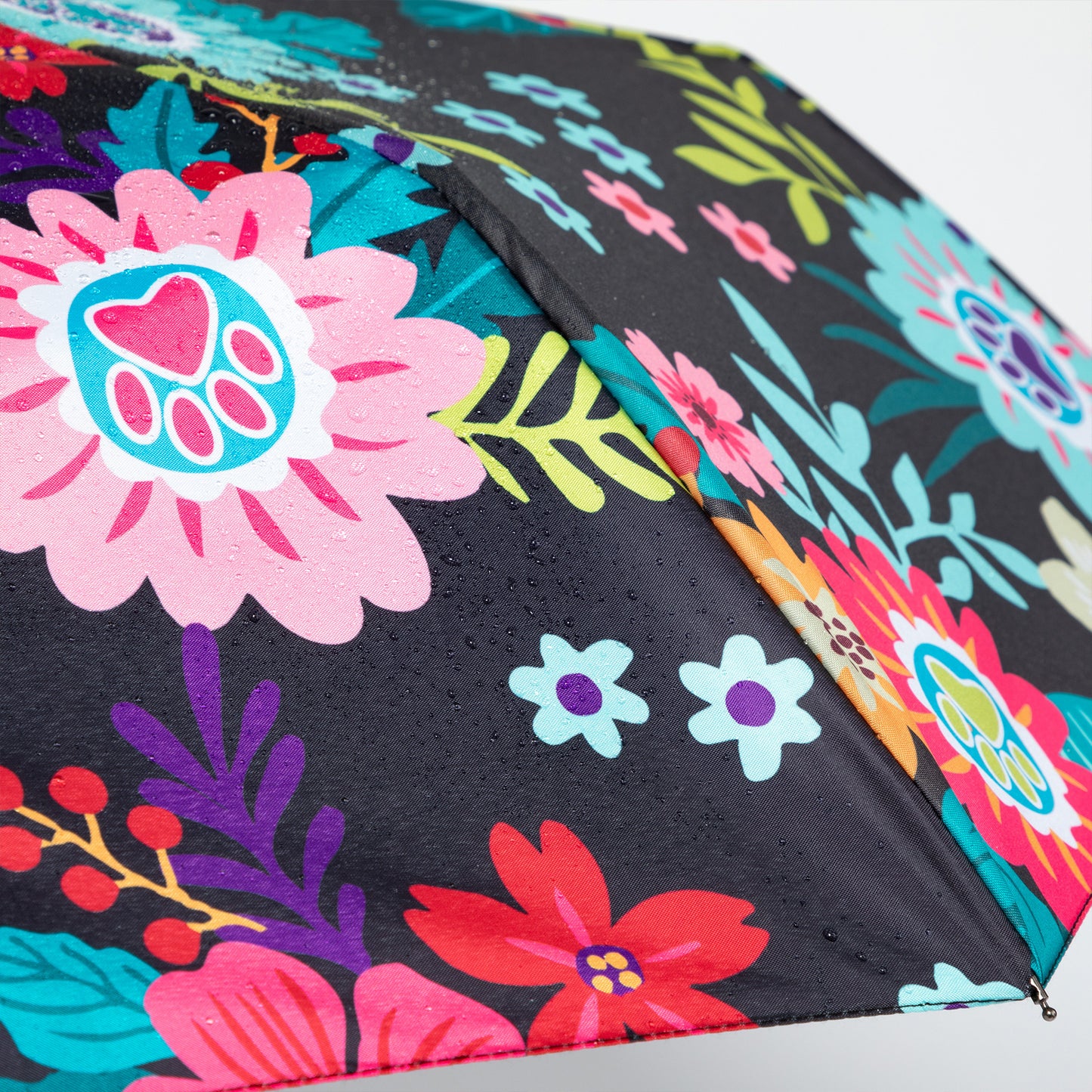 Rainy Day Paw Print Umbrella