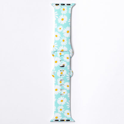 Patterned Silicone Apple Watch Band 38mm/40mm/41mm 42mm/44mm