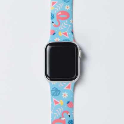 Patterned Silicone Apple Watch Band 38mm/40mm/41mm 42mm/44mm