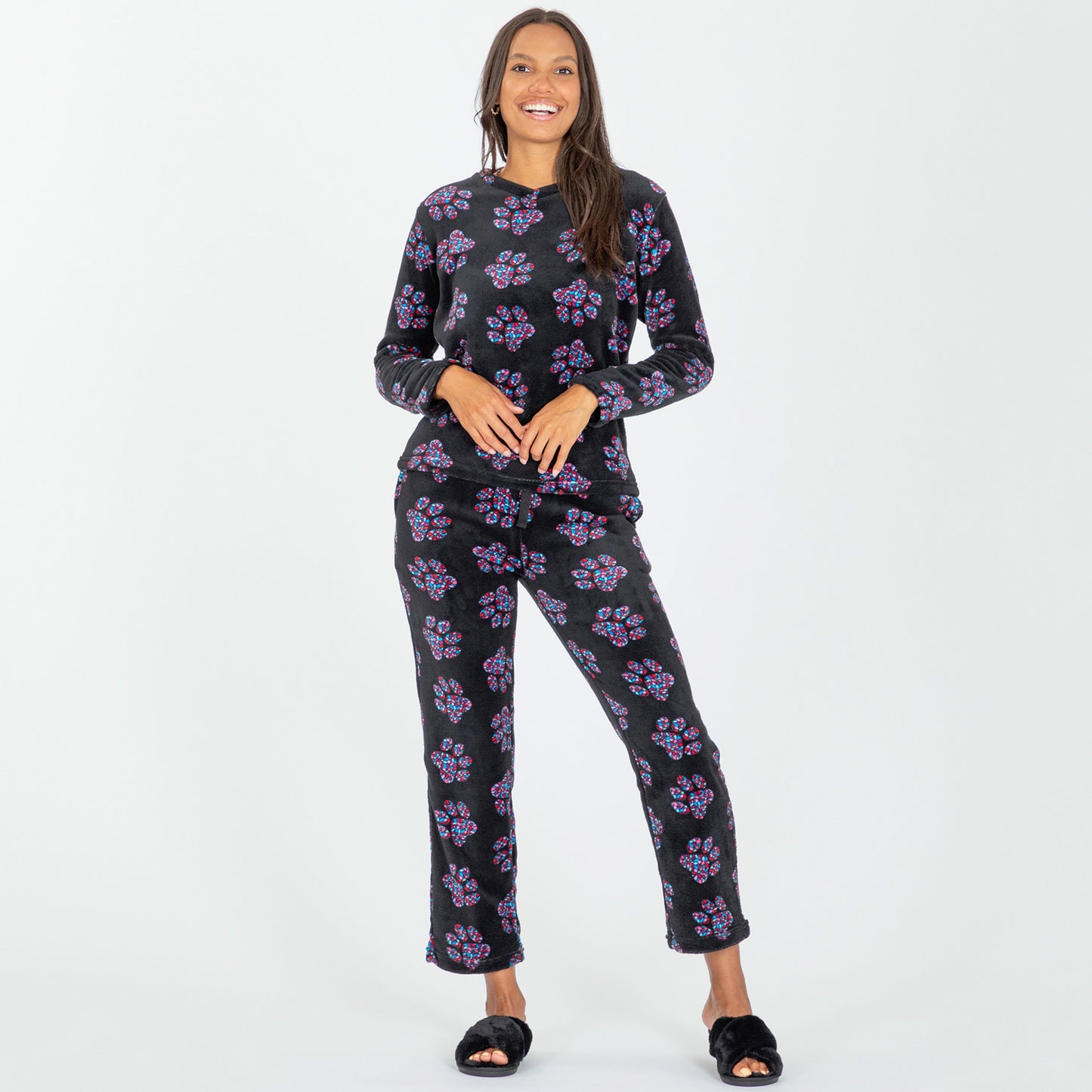 Super Cozy™ Paw Print Pajama Set