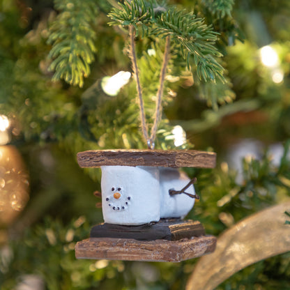 S'mores Snowman Ornament