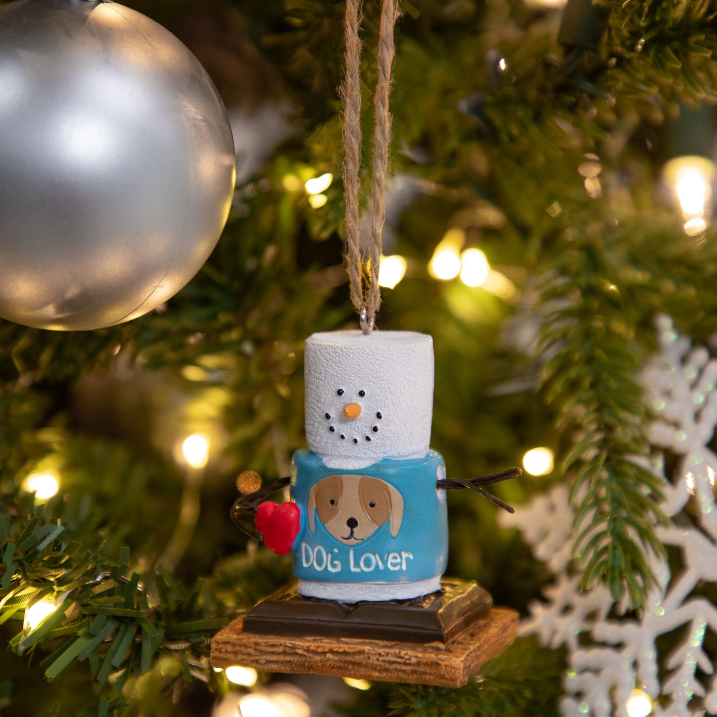 S'mores Snowman Ornament