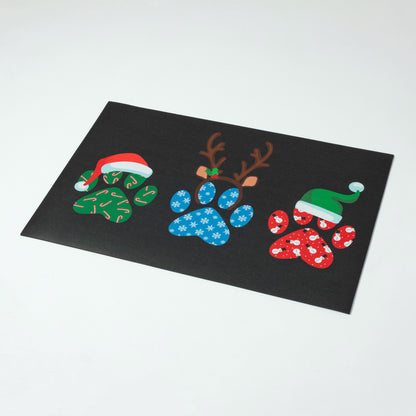 Christmas Paws Doormat