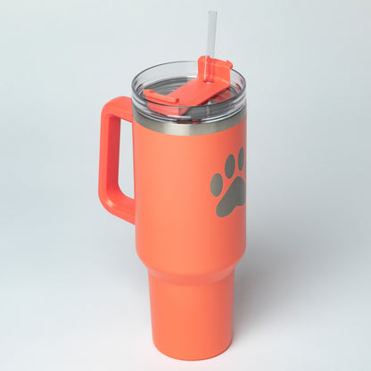 Paw Print Vacuum Sealed Stainless Steel Tumbler - 40 oz