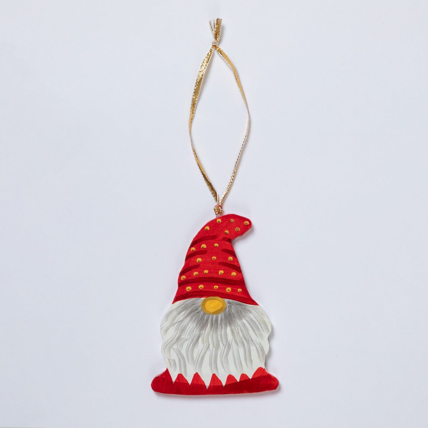 Hand Painted Gnome Ornament