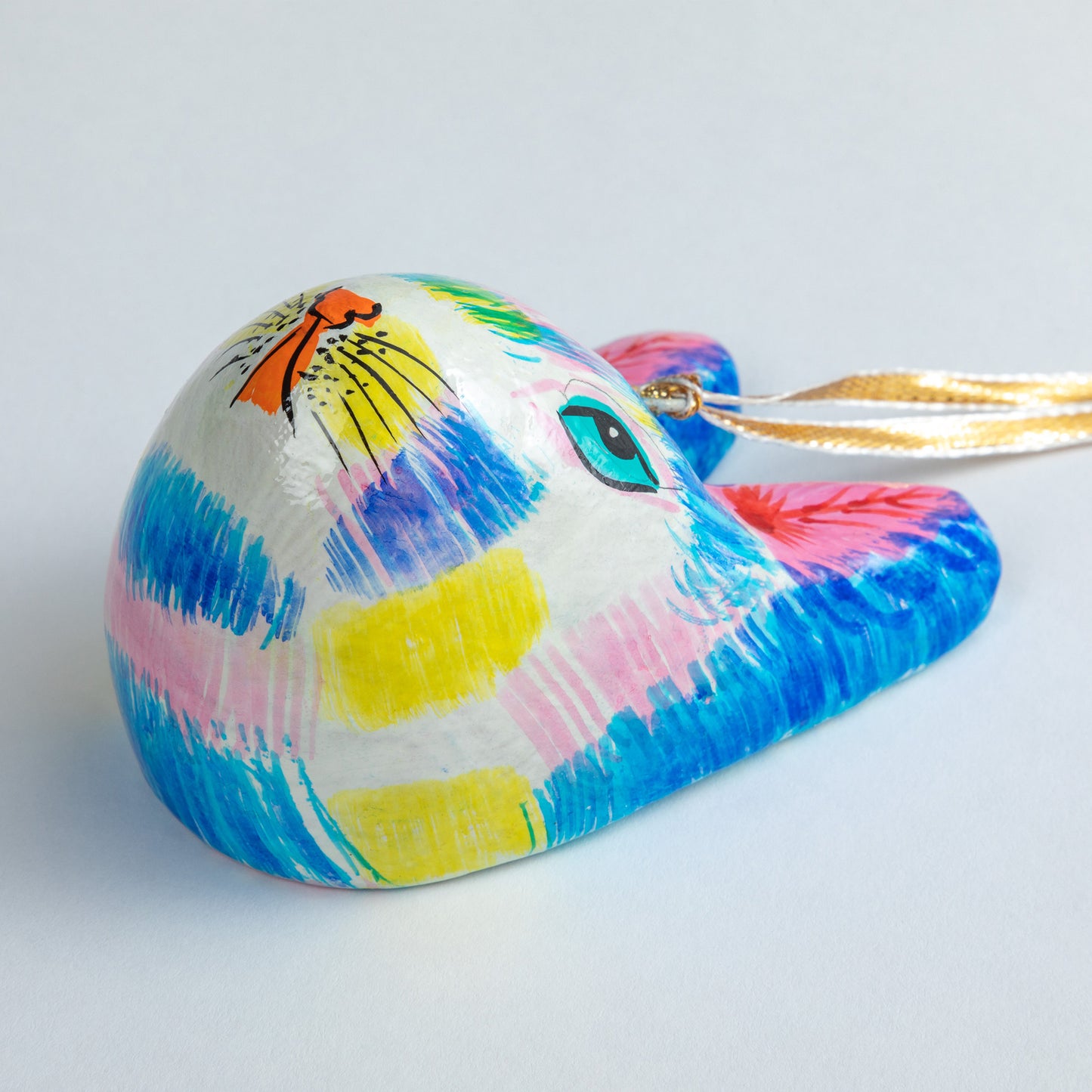 Hand Painted Cat Ornament