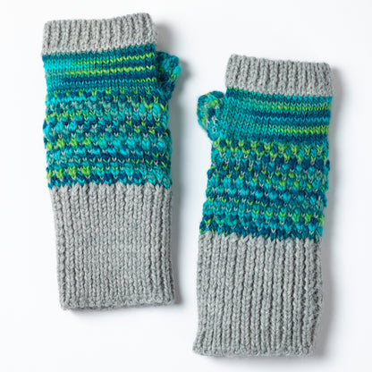 Splash of Color Alpaca Fingerless Mittens