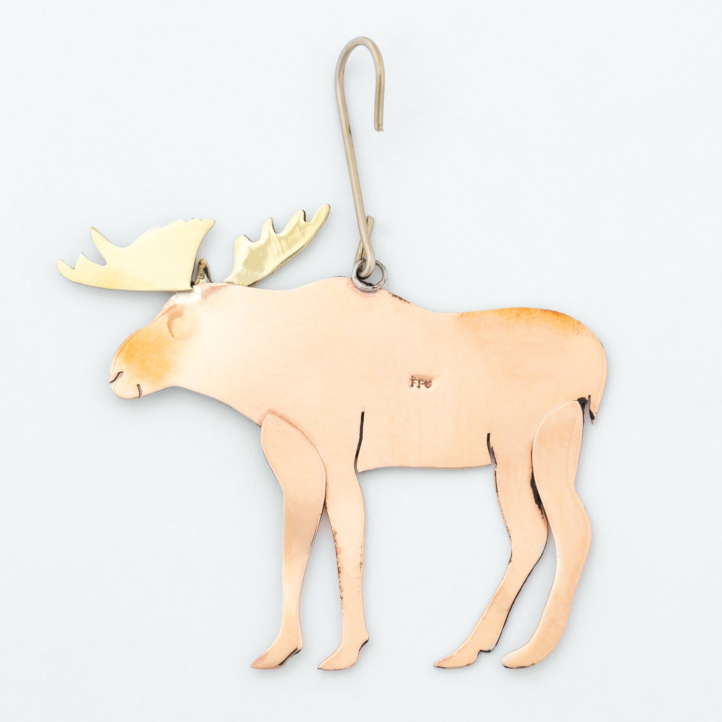 Moose Mixed Metal Ornament