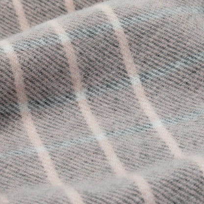 Ukrainian Merino Wool & Cashmere Plaid Scarf