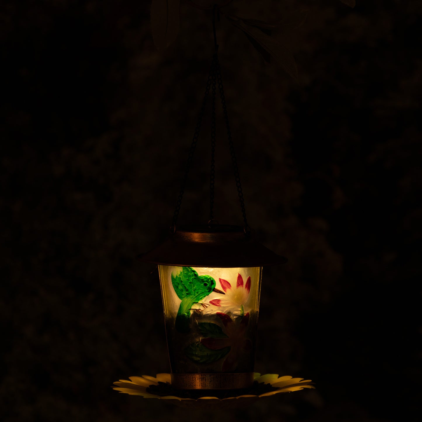 Hummingbird Solar Hanging Bird Feeder