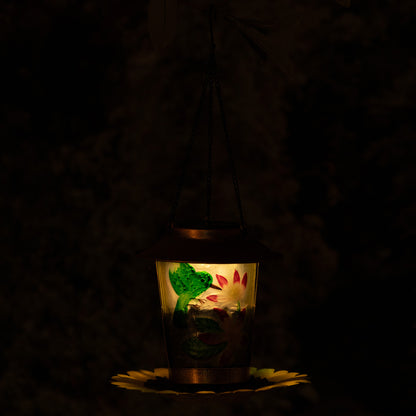 Hummingbird Solar Hanging Bird Feeder