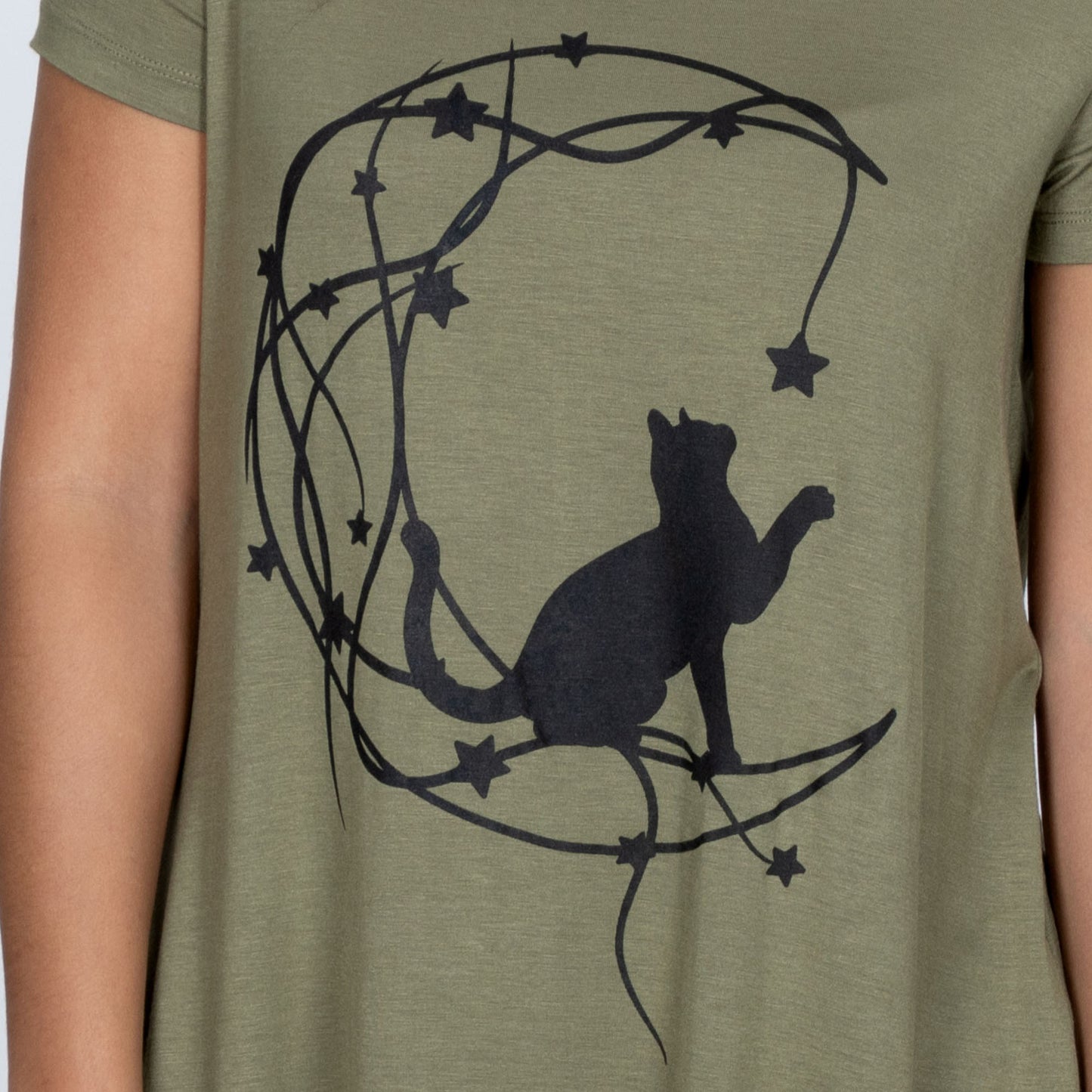 Moon Star Cat Tee