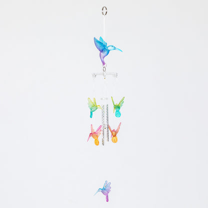 Rainbow of Hummingbirds Wind Chime