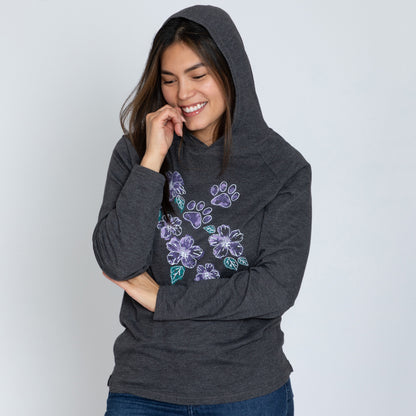 Hibiscus & Paws Ladies Hooded Tunic