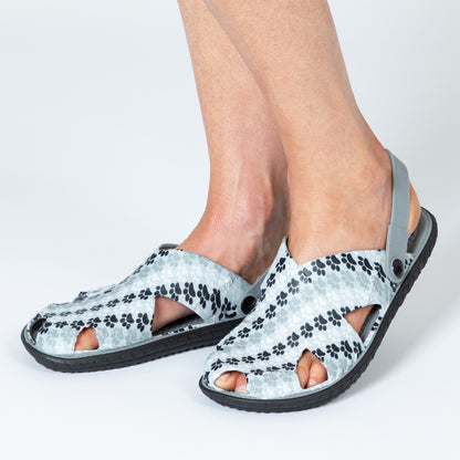 Paw Print Slingback Summer Sandals