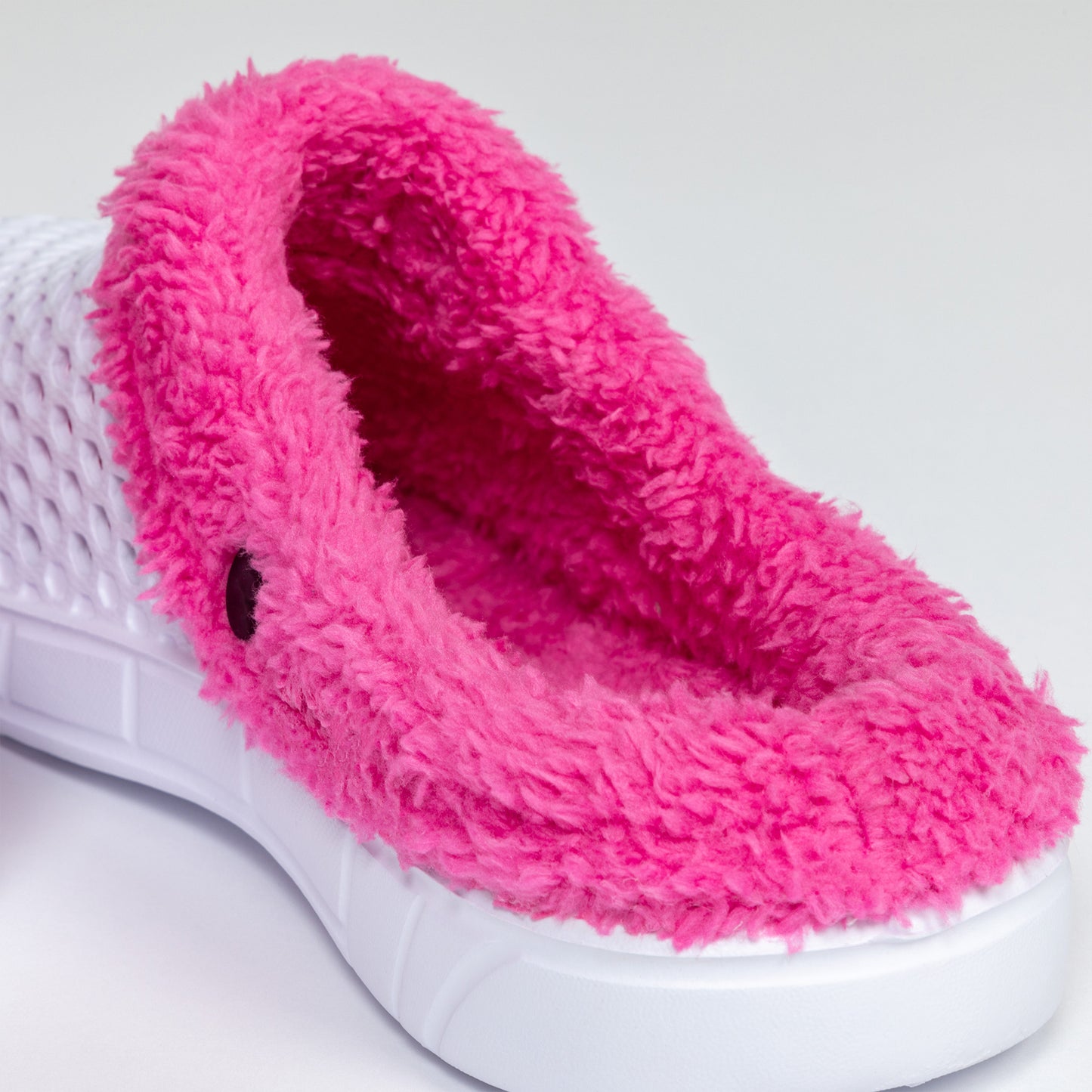 On the Go Plush Sherpa Fleece-Lined Rubber Clogs