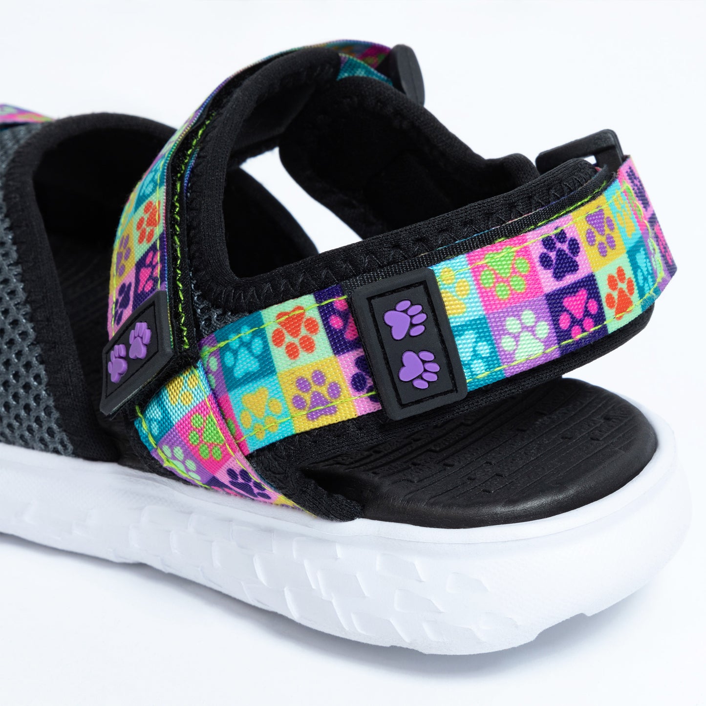 Paw Print Adjustable Comfort Sandals