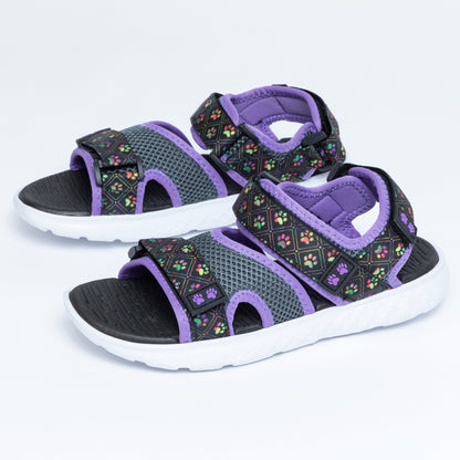 Paw Print Adjustable Comfort Sandals