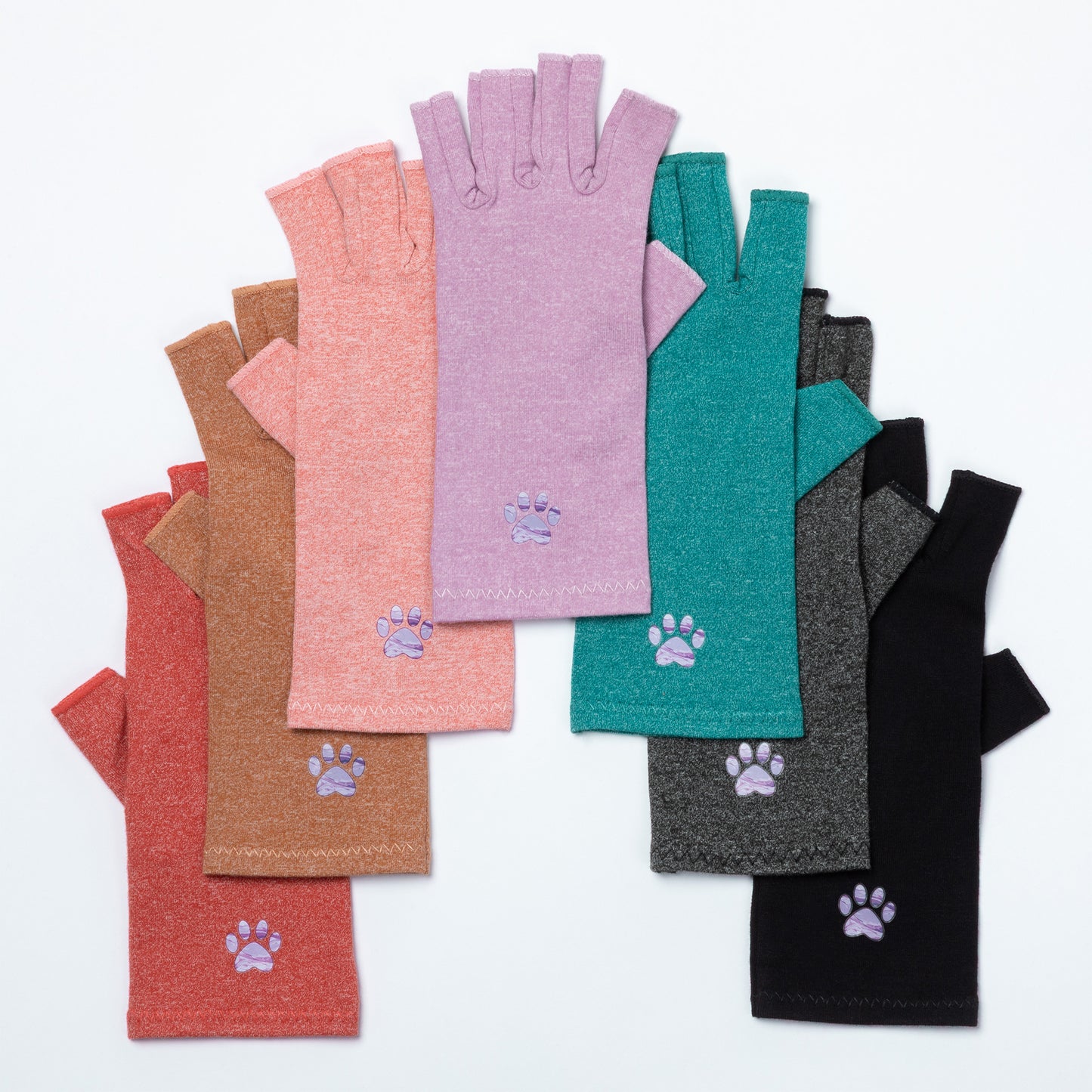 Paw Print Compression Gloves