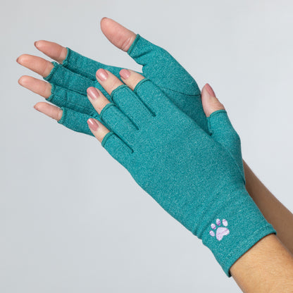 Paw Print Compression Gloves