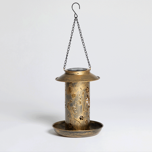 Paws & Flowers Solar Bird Feeder