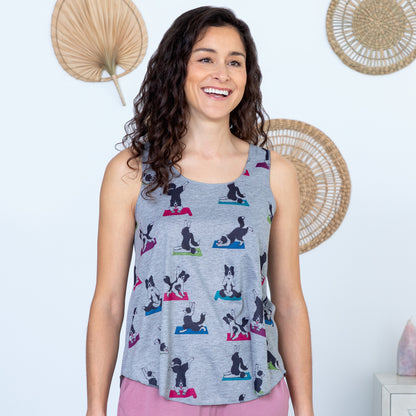 All Over Dog Yoga Tank Top