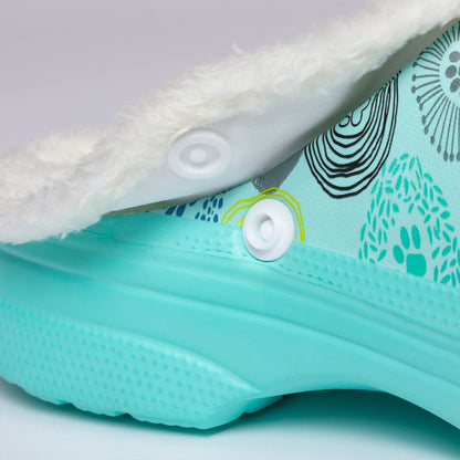 Paw Print Indoor/Outdoor Slide Slippers