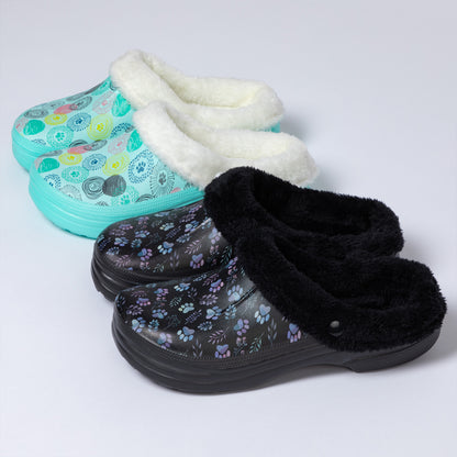 Paw Print Indoor/Outdoor Slide Slippers