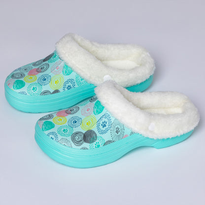 Paw Print Indoor/Outdoor Slide Slippers