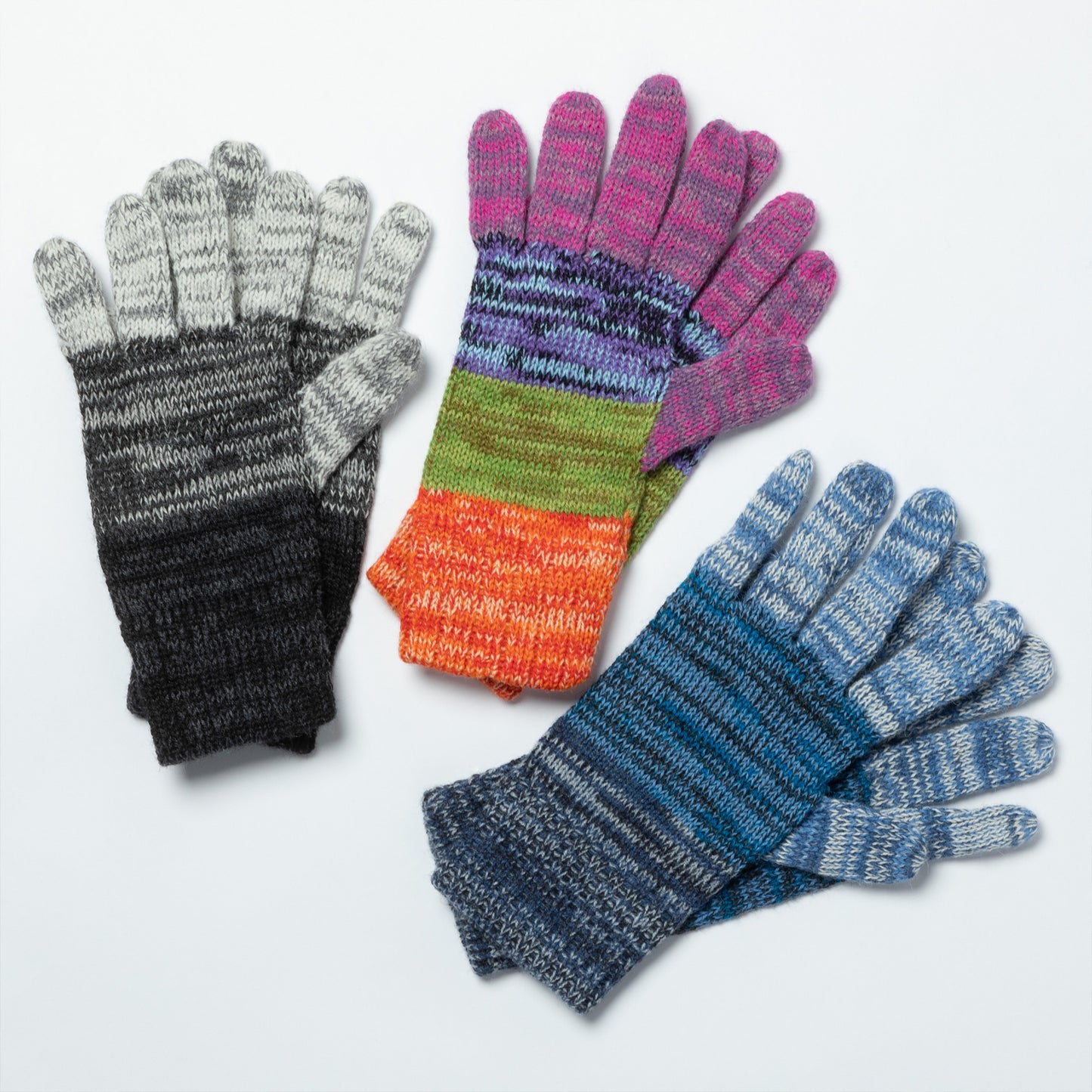 Colorful Alpaca Gloves