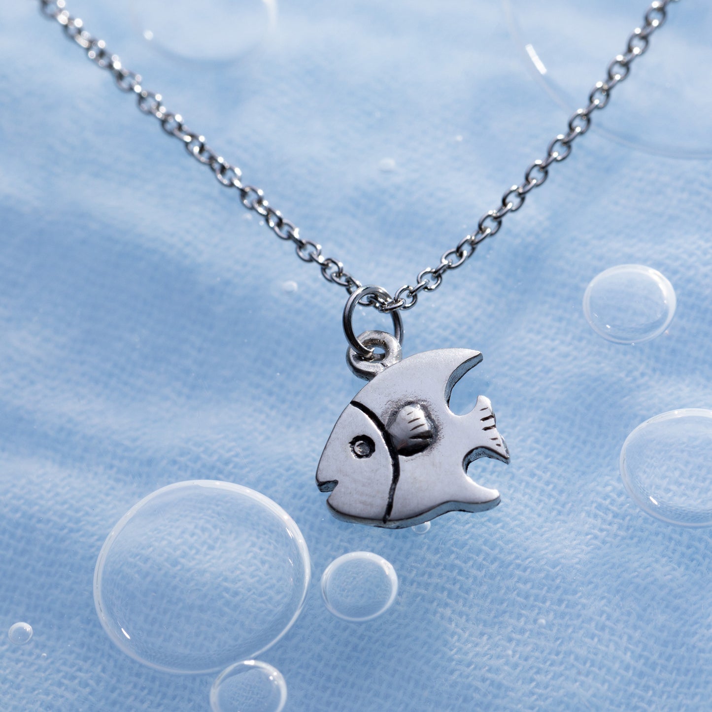 Under the Sea Pewter Necklace