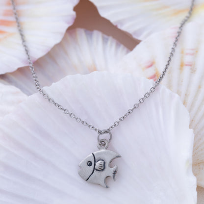 Under the Sea Pewter Necklace