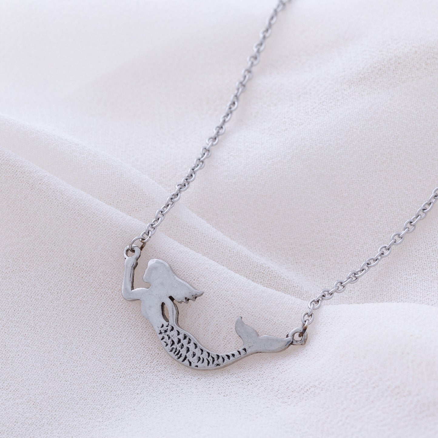 Under the Sea Pewter Necklace