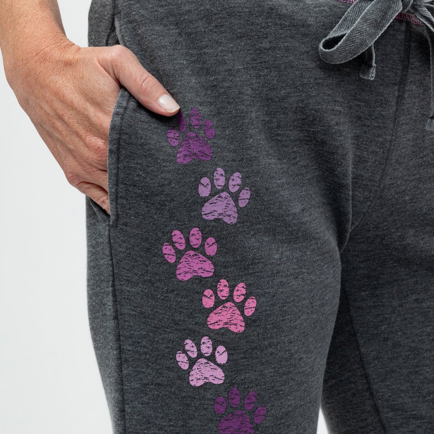 Walking Paws Burnout Sweatpants with Pockets
