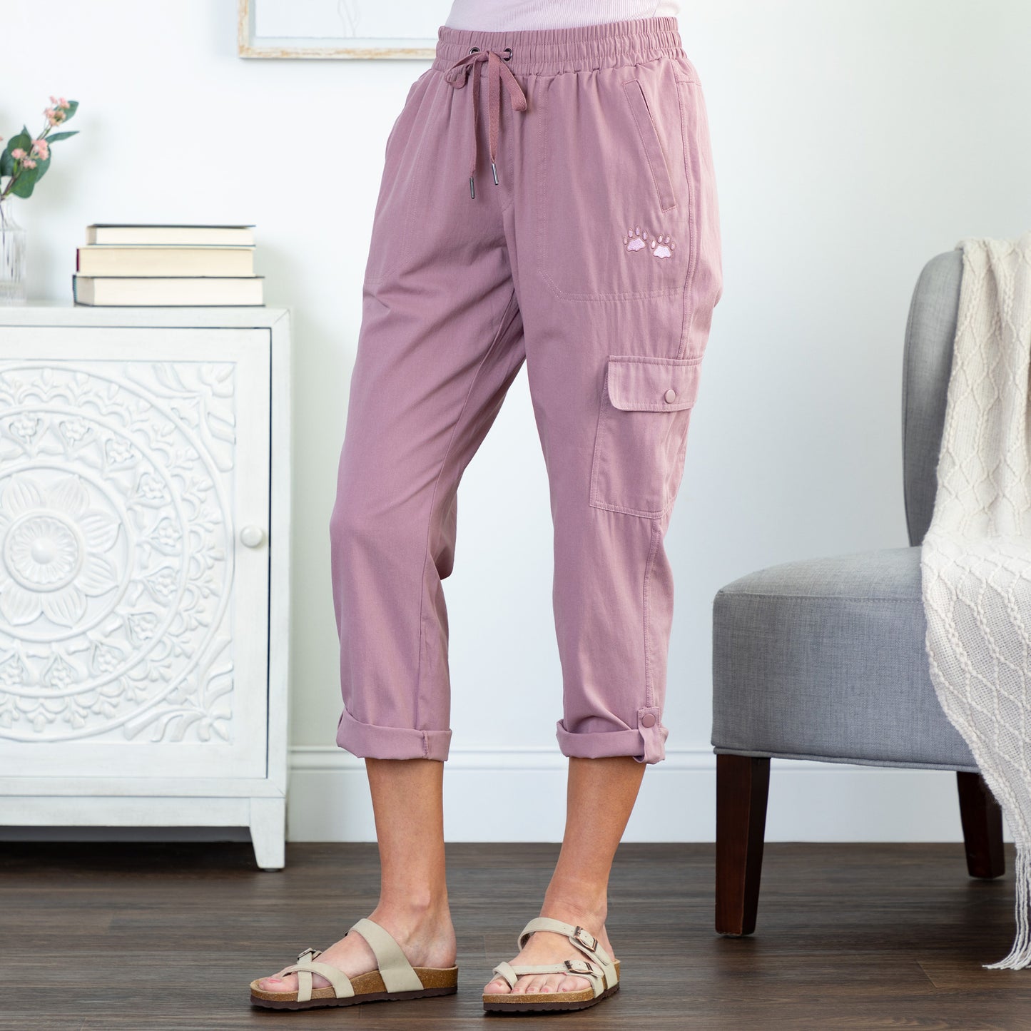 Paw Print Convertible Pants