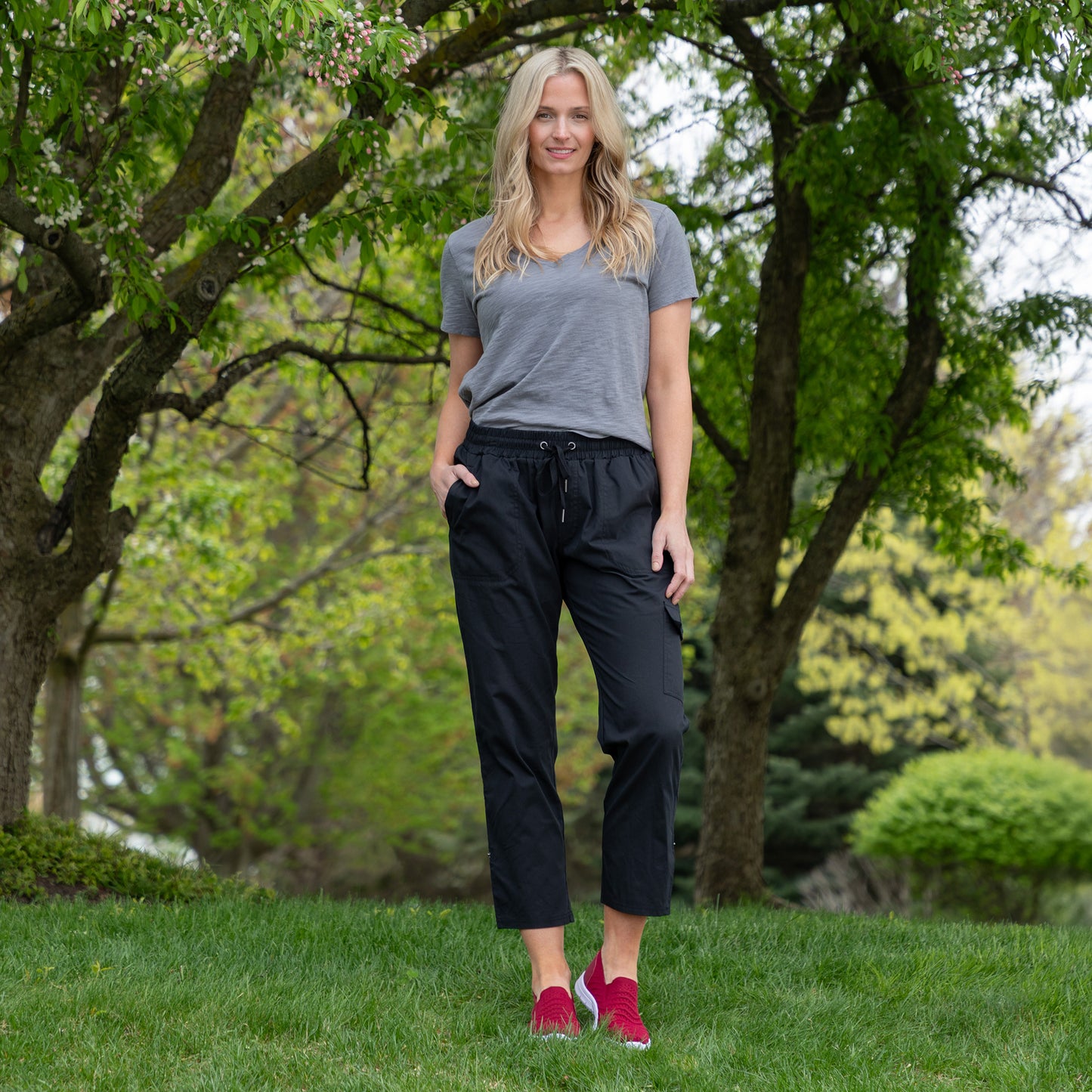 Paw Print Convertible Pants