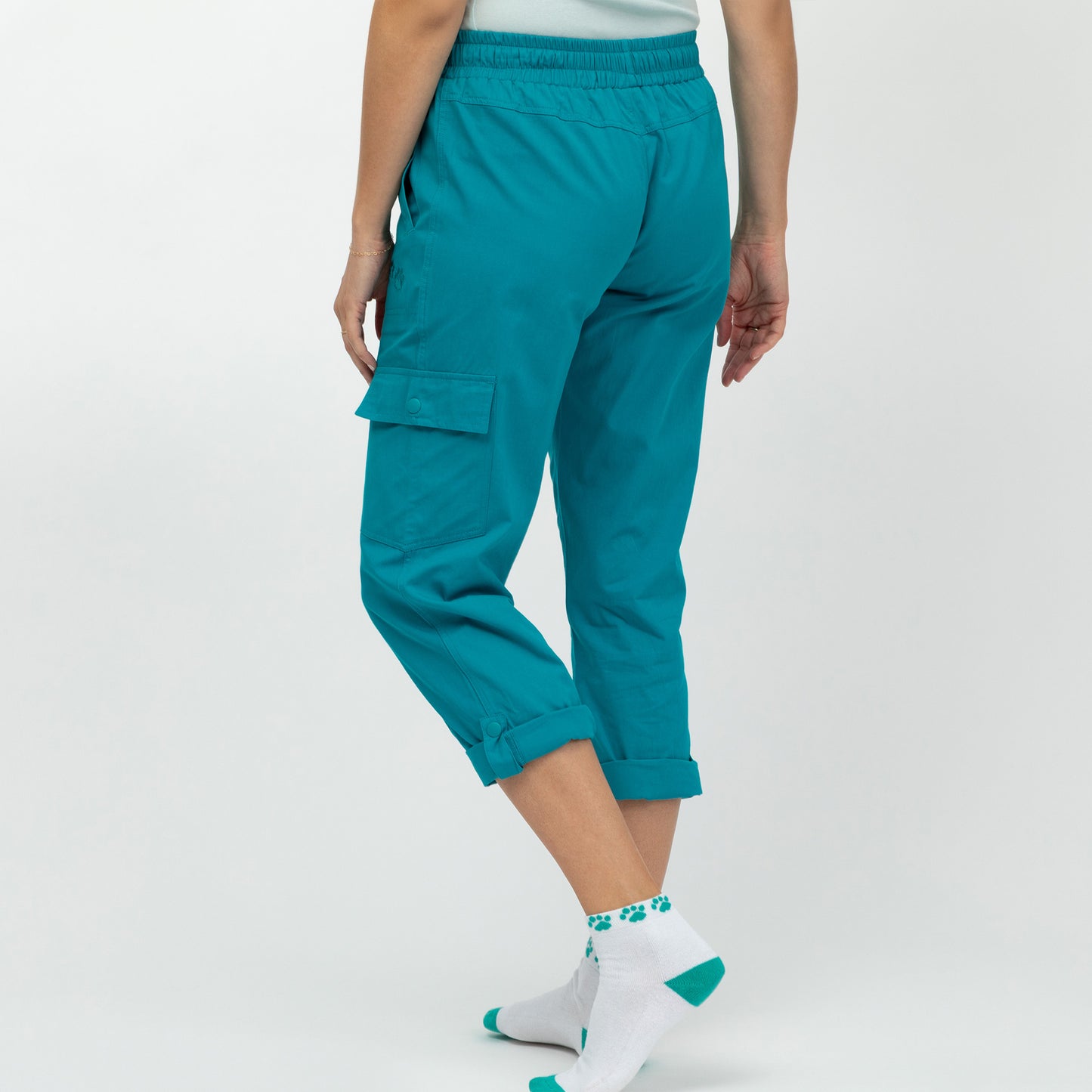 Paw Print Convertible Pants