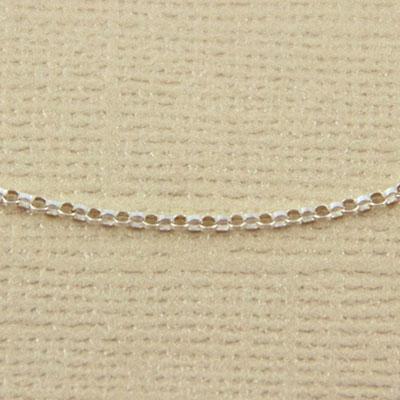 Mini Rollo Sterling Silver 16 Inch Chain