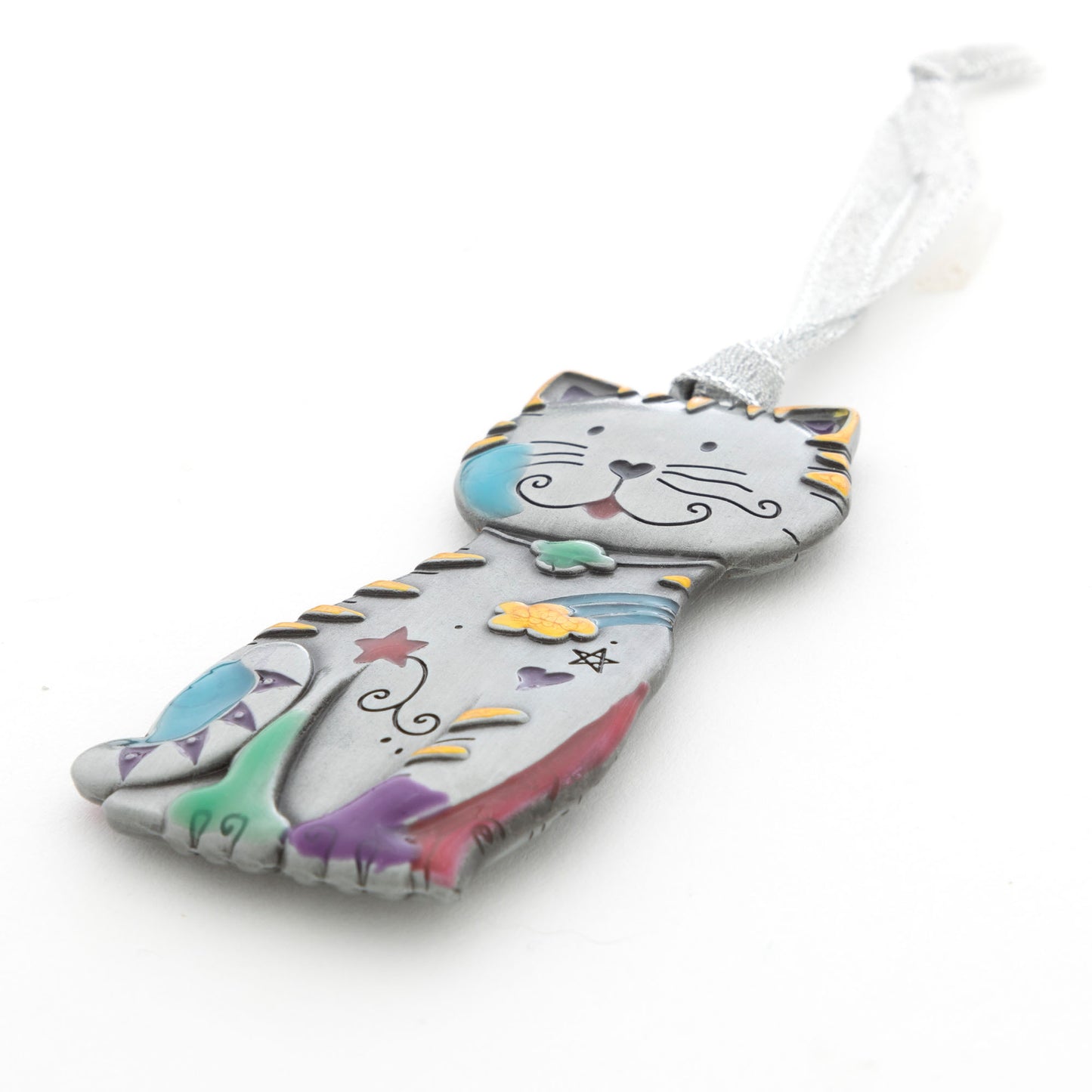 Color Pop Kitty & Dog Ornament