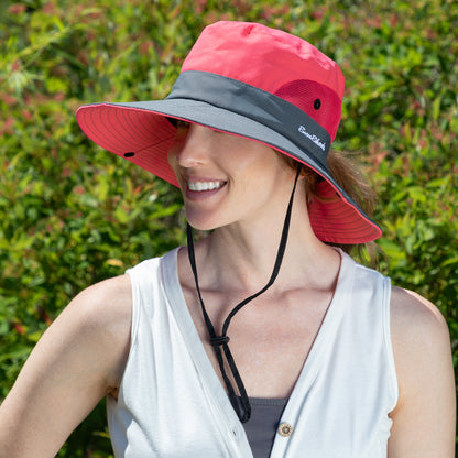 Breathable Sun Hat With Ponytail Hole