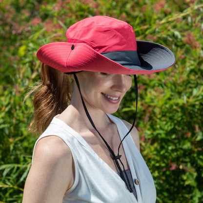 Breathable Sun Hat With Ponytail Hole