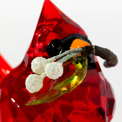 Sweet Birds & Mistletoe Sparkle Ornament