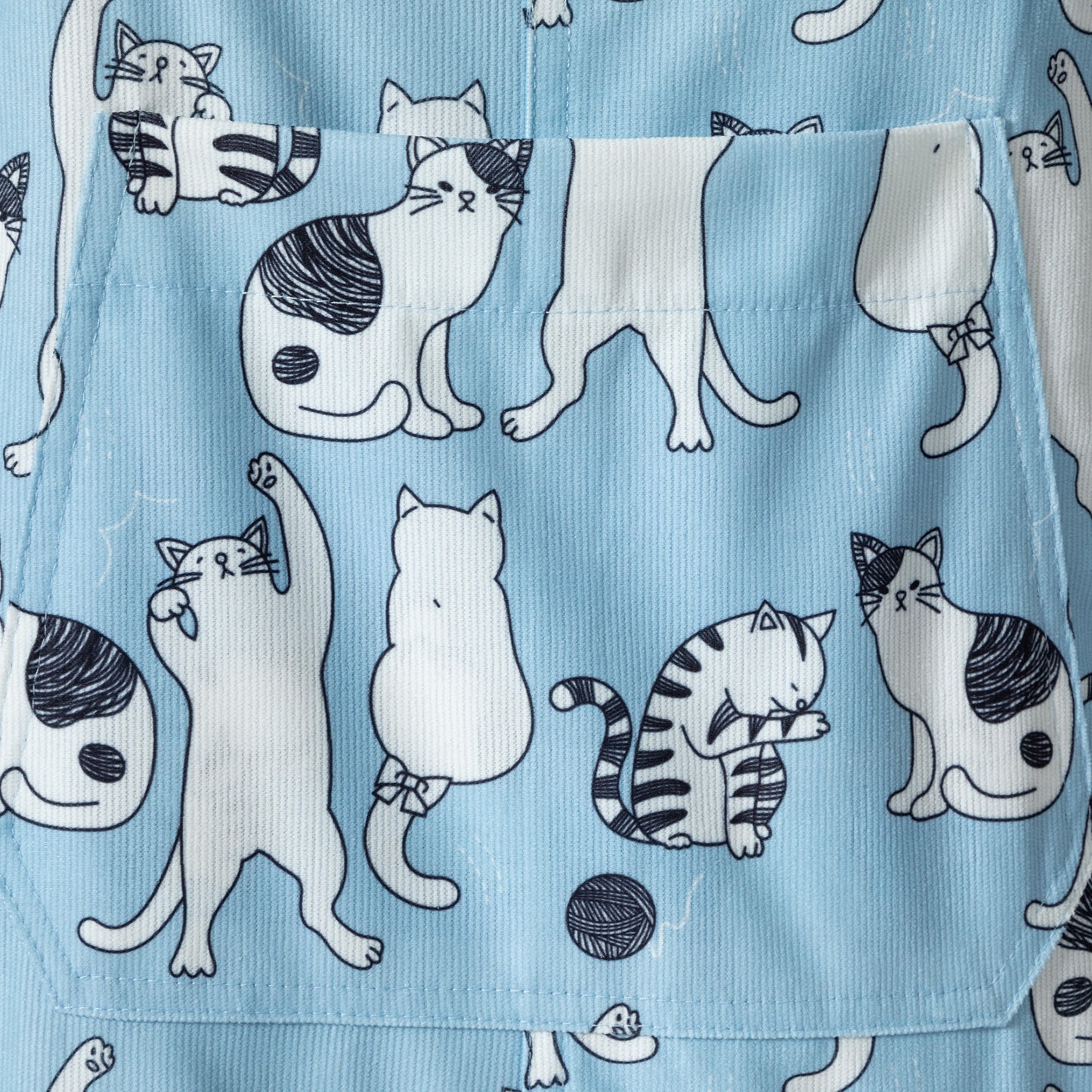 Fun Loving Cat Overalls