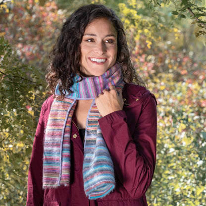 Warm & Cozy Alpaca Blend Hand-Loomed Scarf