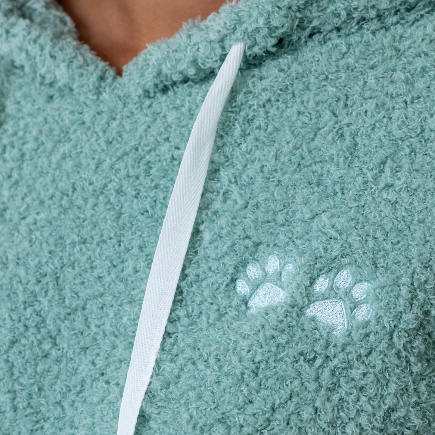 Paw Print Cloud Fleece Lounge Shorts Set