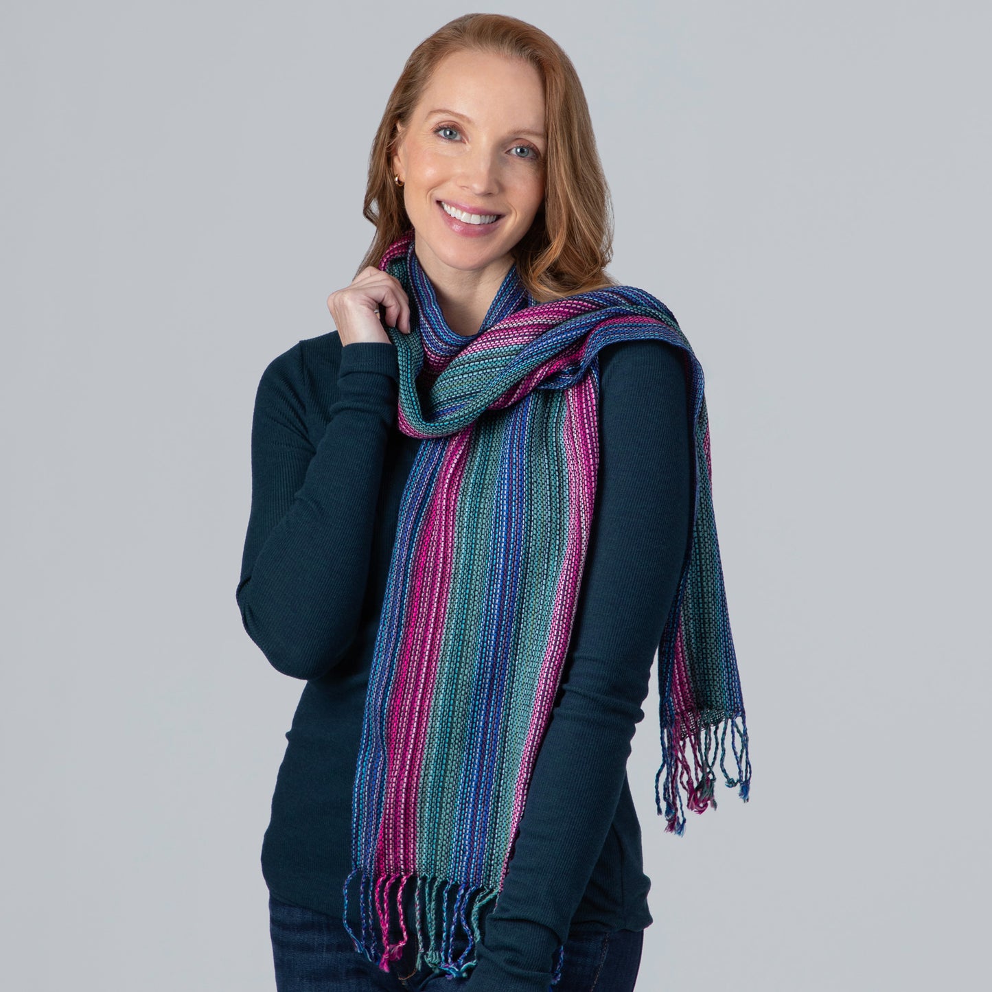 Hand-loomed Alpaca Scarf | Fair Trade, 100% Alpaca Fiber