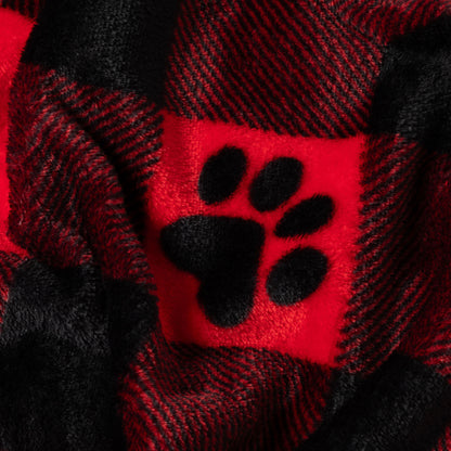 Super Cozy&trade; Fleece Paw Print Throw Blanket