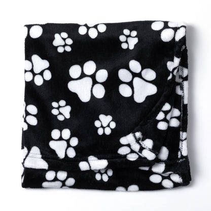 Super Cozy&trade; Fleece Paw Print Throw Blanket