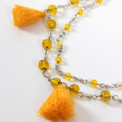 Taj Tassel Necklace