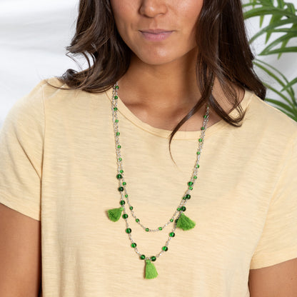 Taj Tassel Necklace